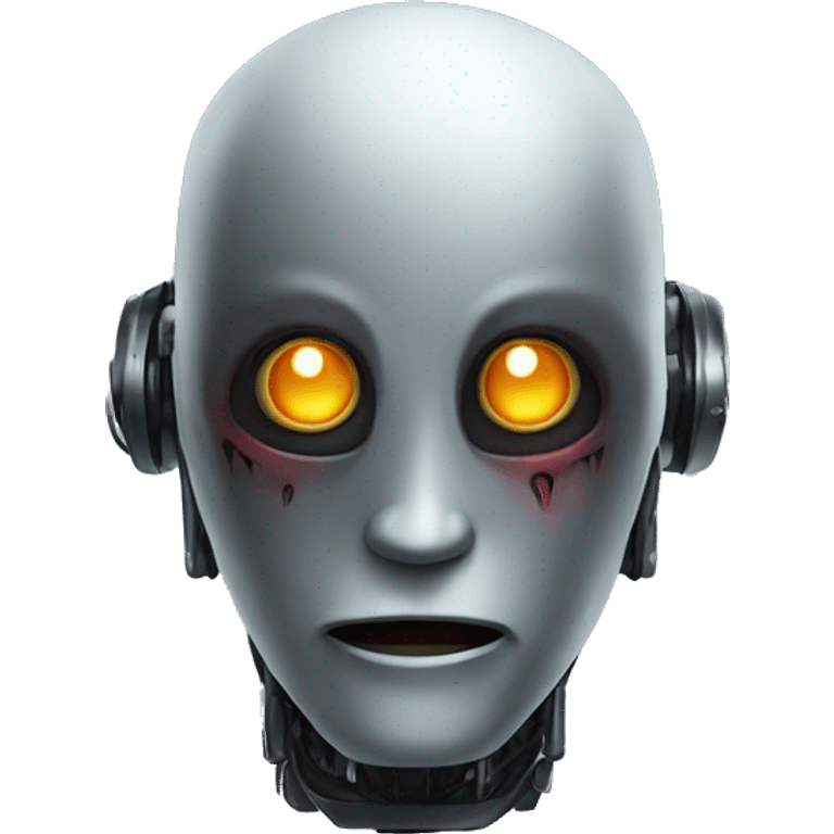 an evil ai robot emoji