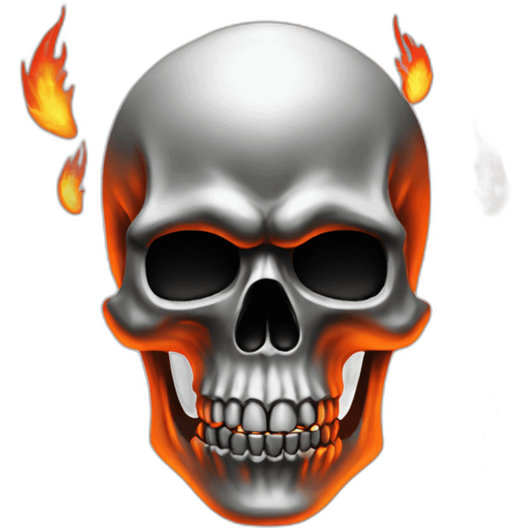 fire skull emoji