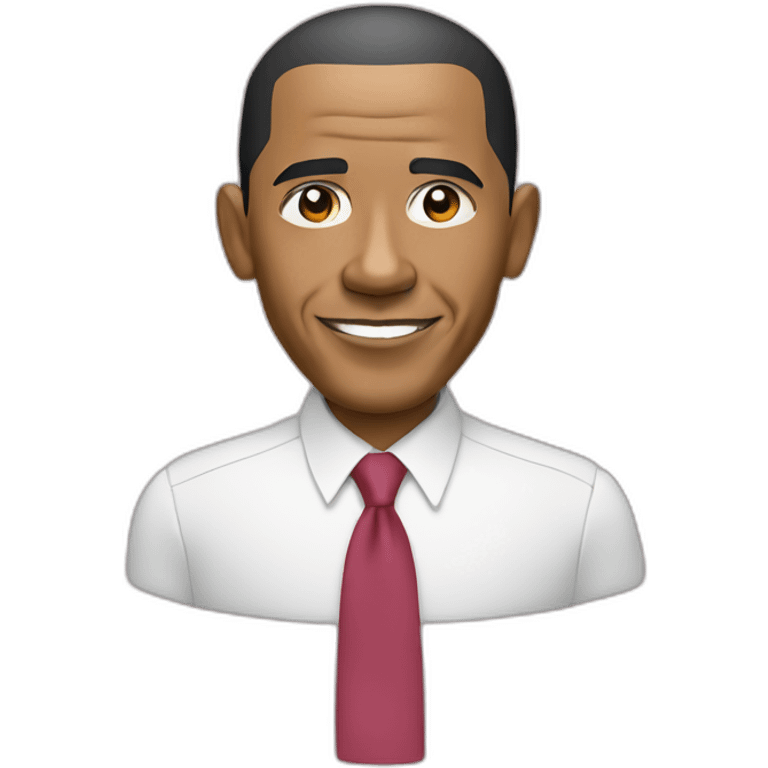 barack obama in rose short emoji