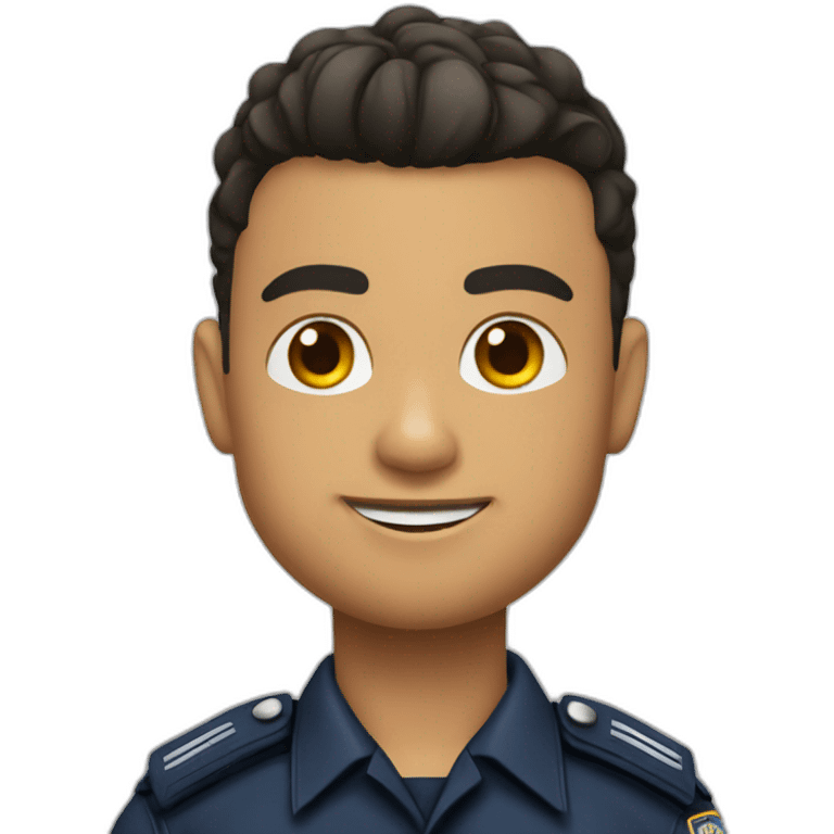 Ronaldo in police uniform emoji