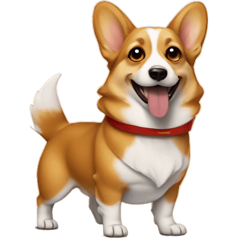 Communist corgi emoji