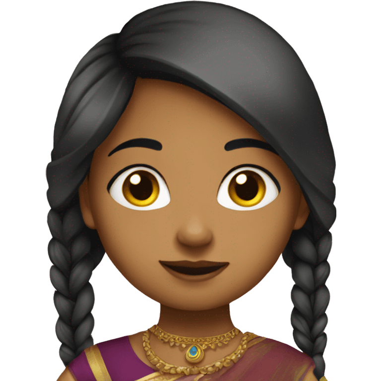 indian girl pretty emoji