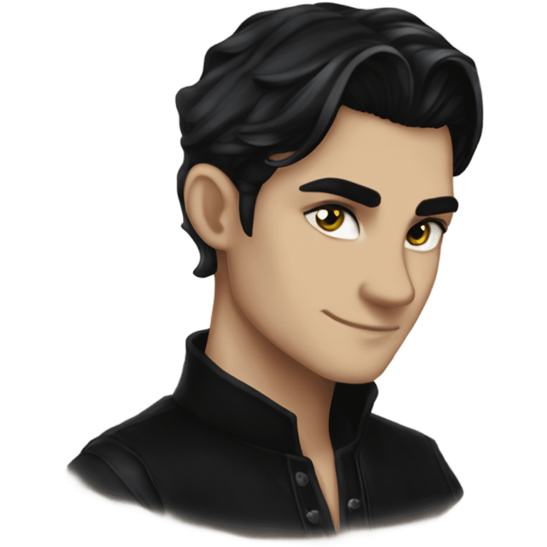 Rhysand from ACOTAR, faerie, pointed ears emoji