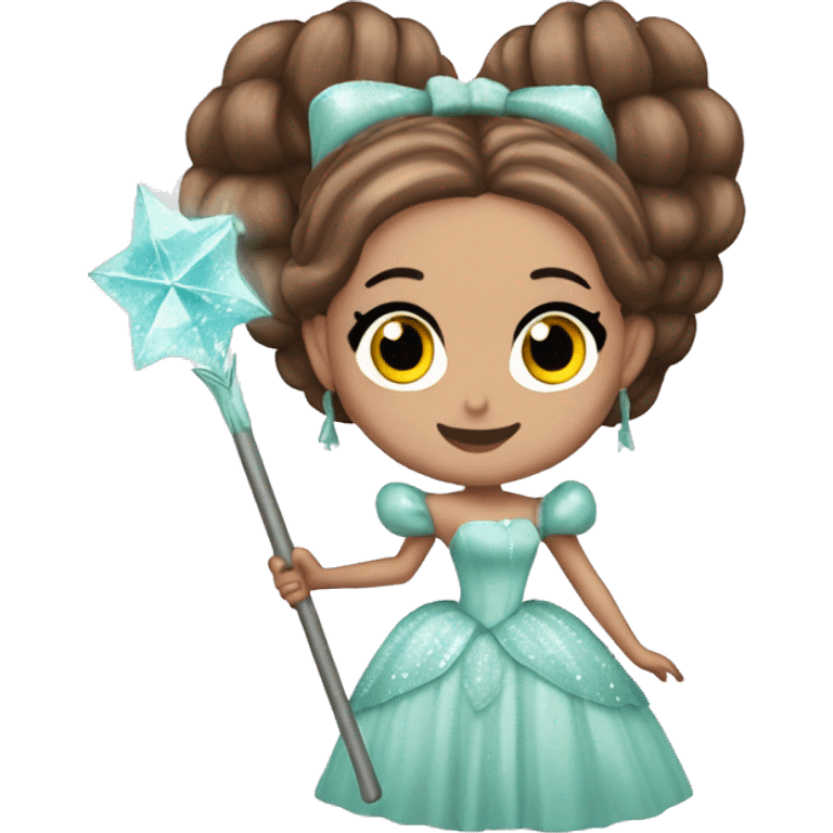 Ariana Grande as Glinda Wicked wand emoji