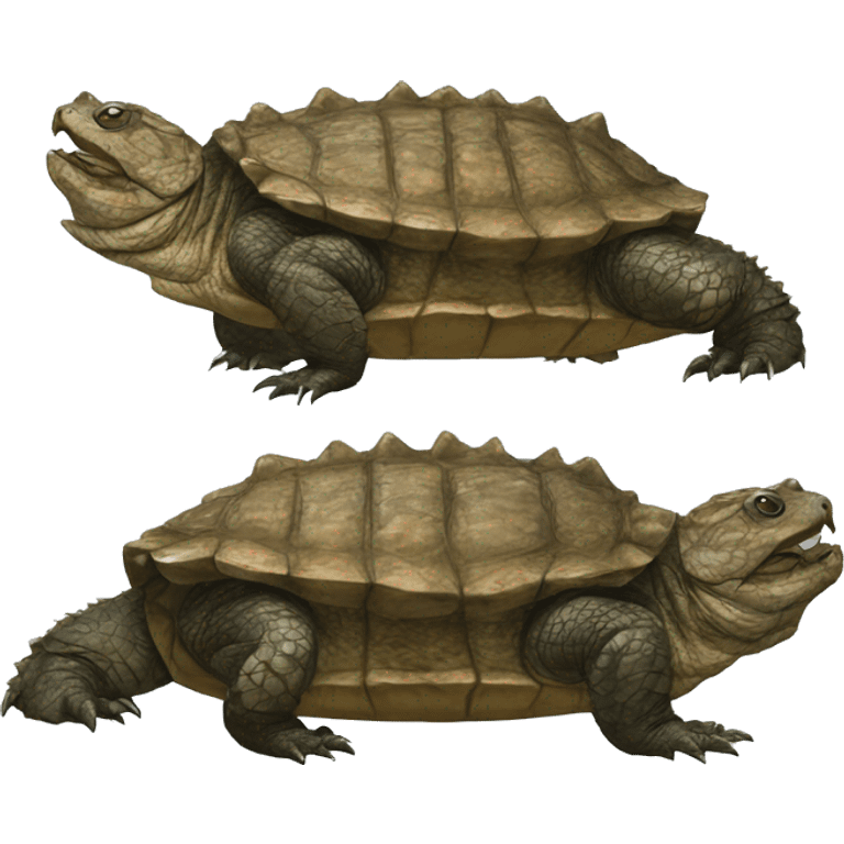 Alligator snapping turtle emoji