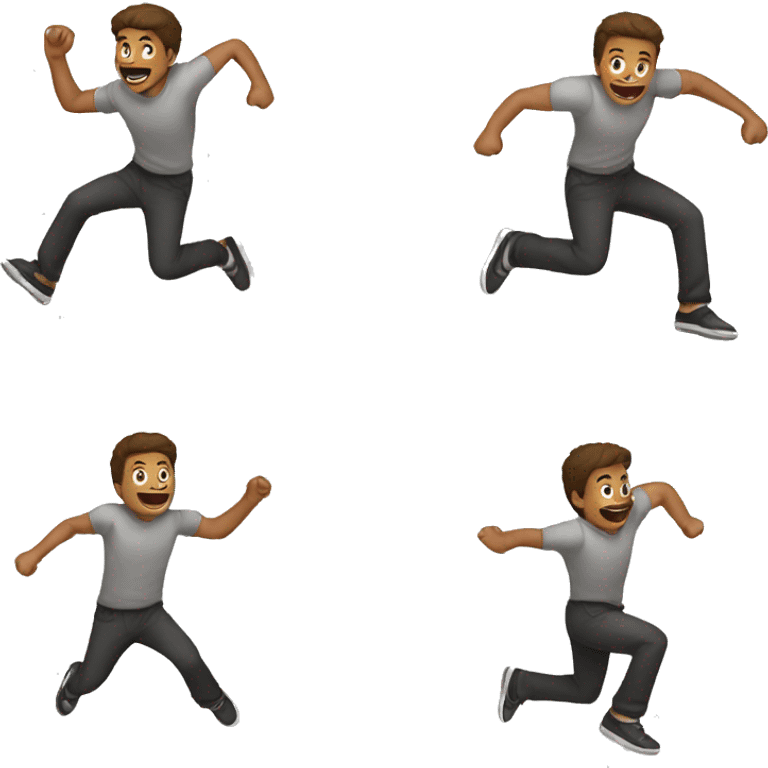 Man jumping emoji