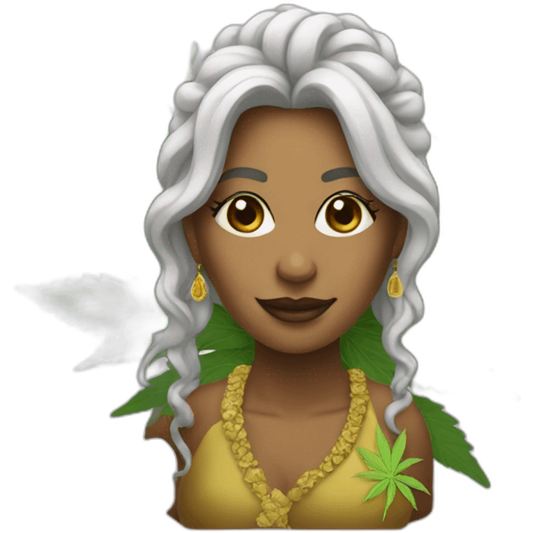 Cannabis Queen emoji