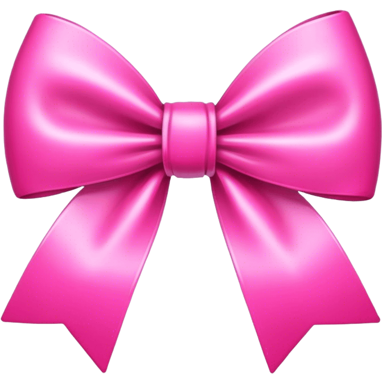 Bow pink emoji