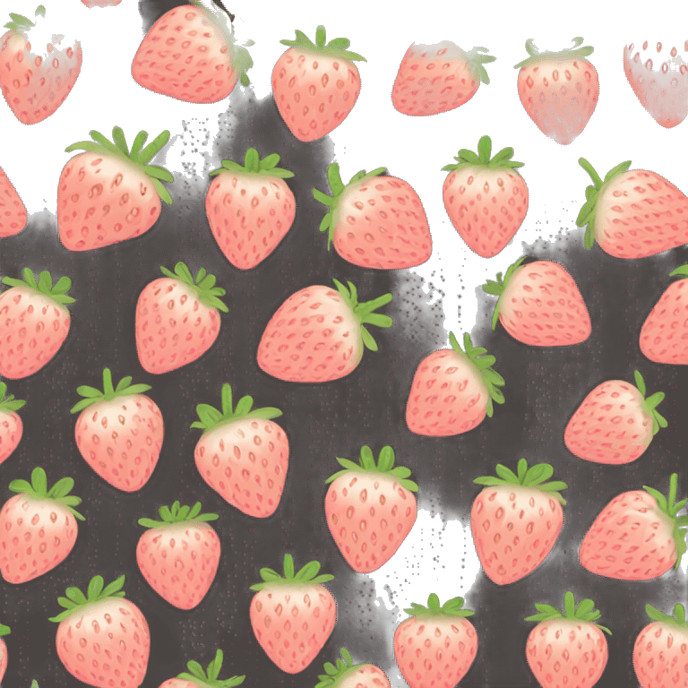 Light Pink Strawberry emoji