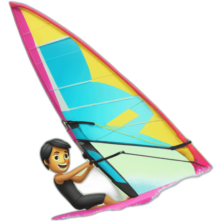 Windsurfing emoji