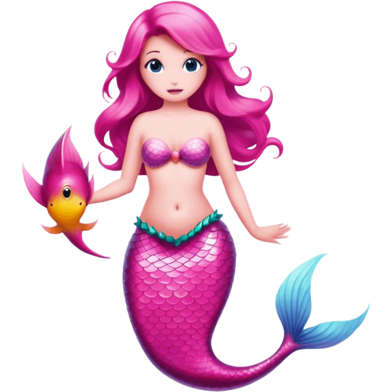 pink mermaid  emoji