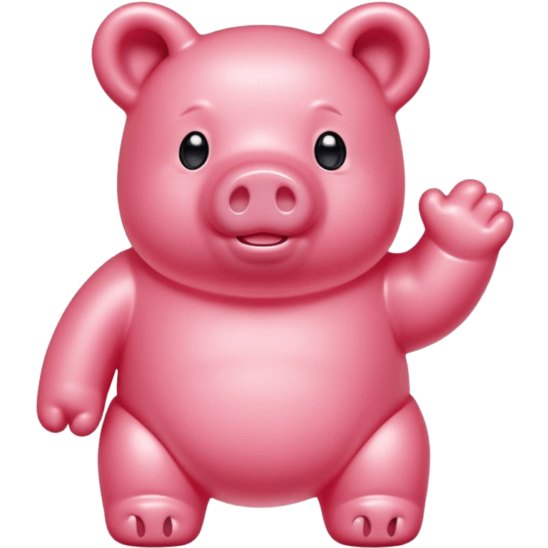 pink spam gummy bear pig emoji