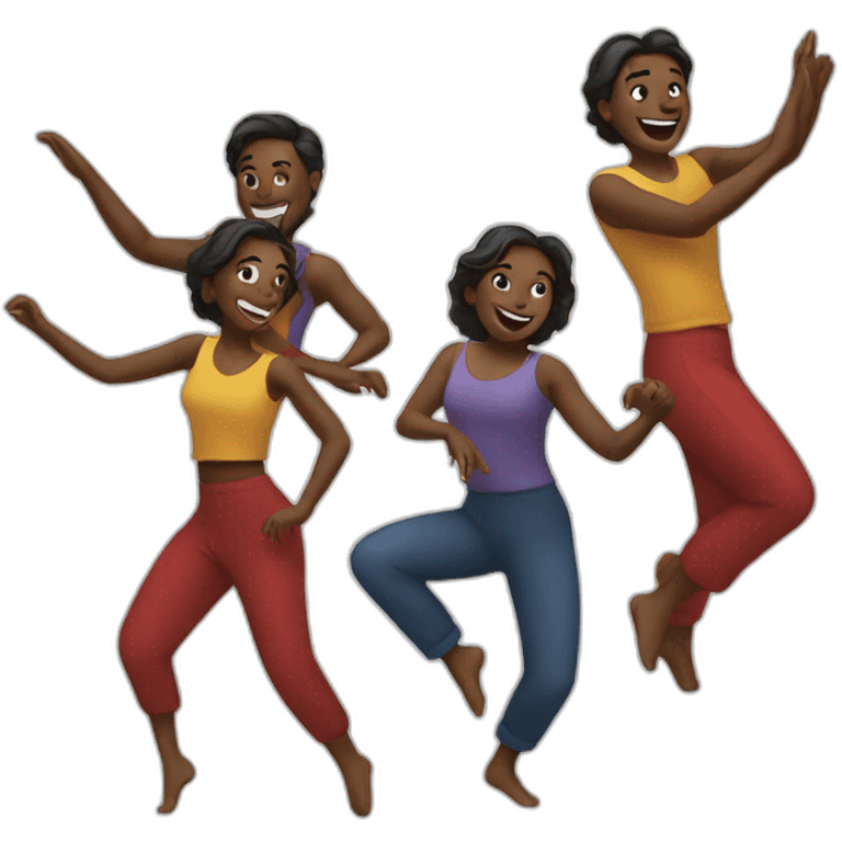 dancing people emoji