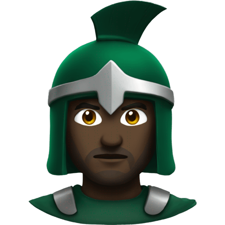 dark green spartan emoji