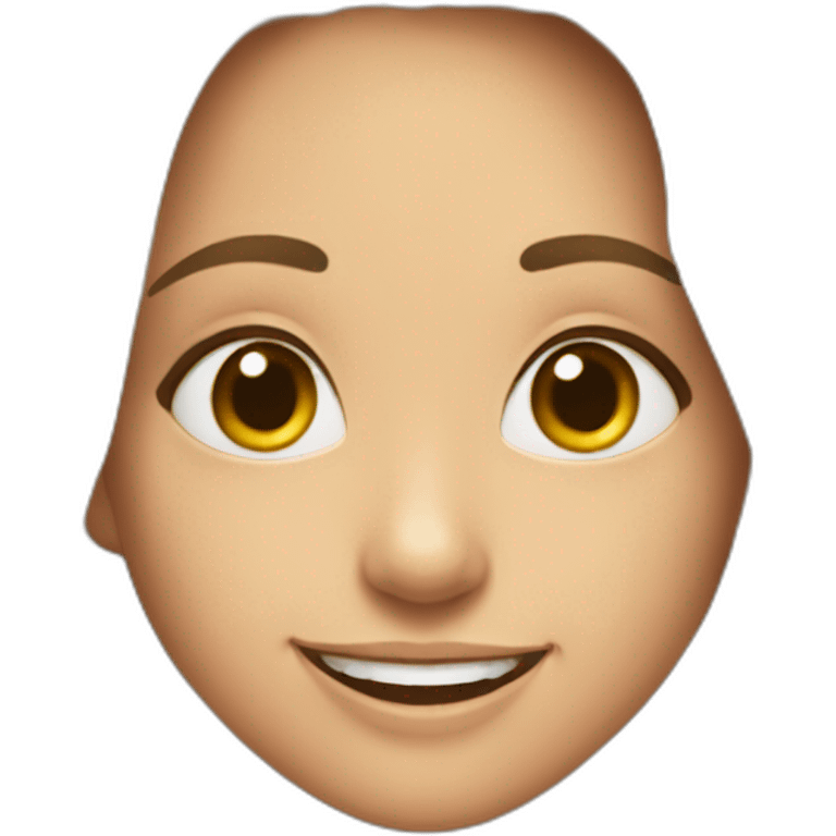 Beatifull girl smile emoji