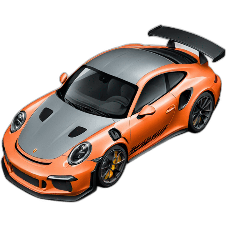 Porsche 911 gt3 rs rose emoji