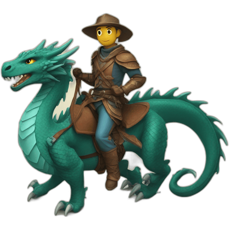 dragon rider emoji