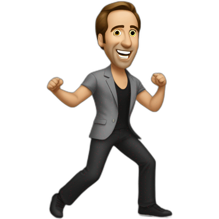 dancing Nick cage emoji