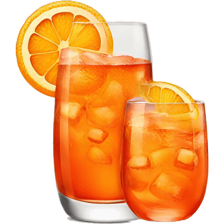 Aperol spritz glass emoji