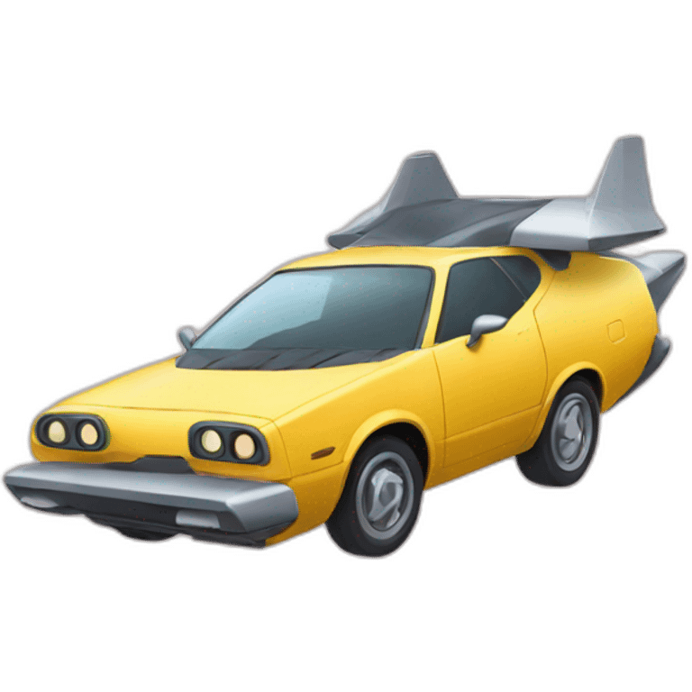 Flying car emoji