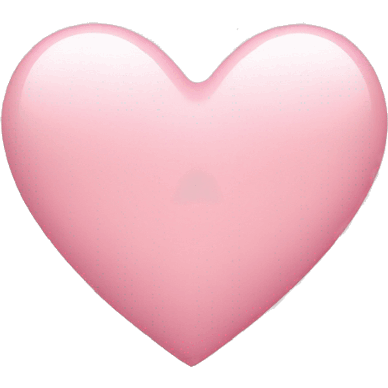 Light Pink heart emoji