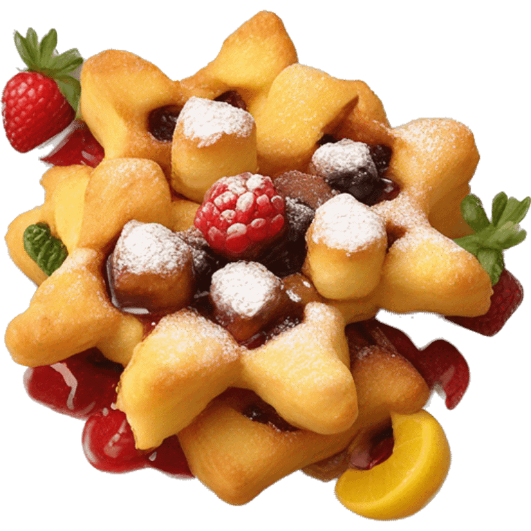  Kaiserschmarn on a plate emoji