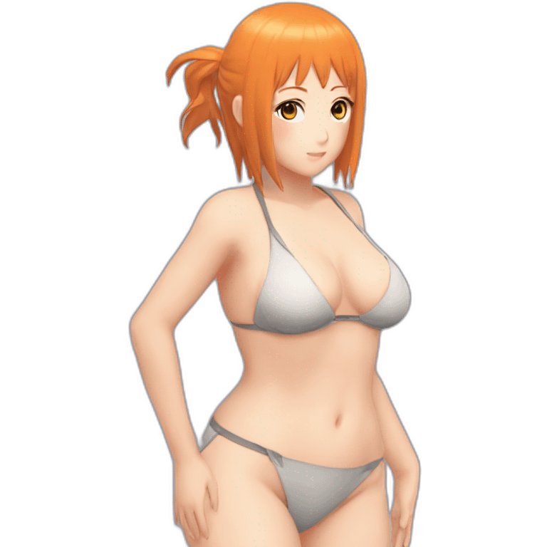 hinata hyuga full body pawg micro bikini back focus eyes emoji