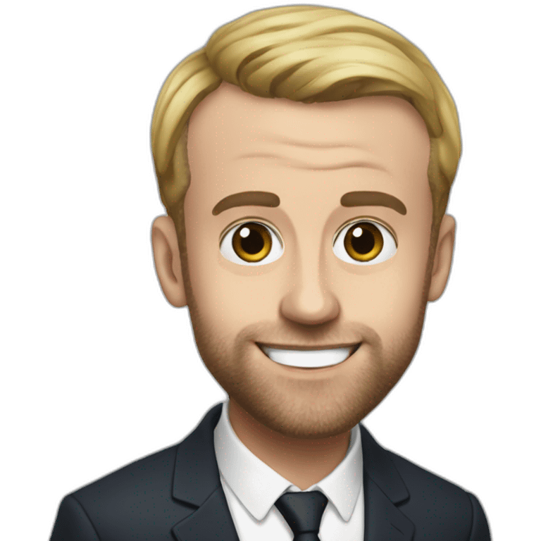 Squeezie macron emoji