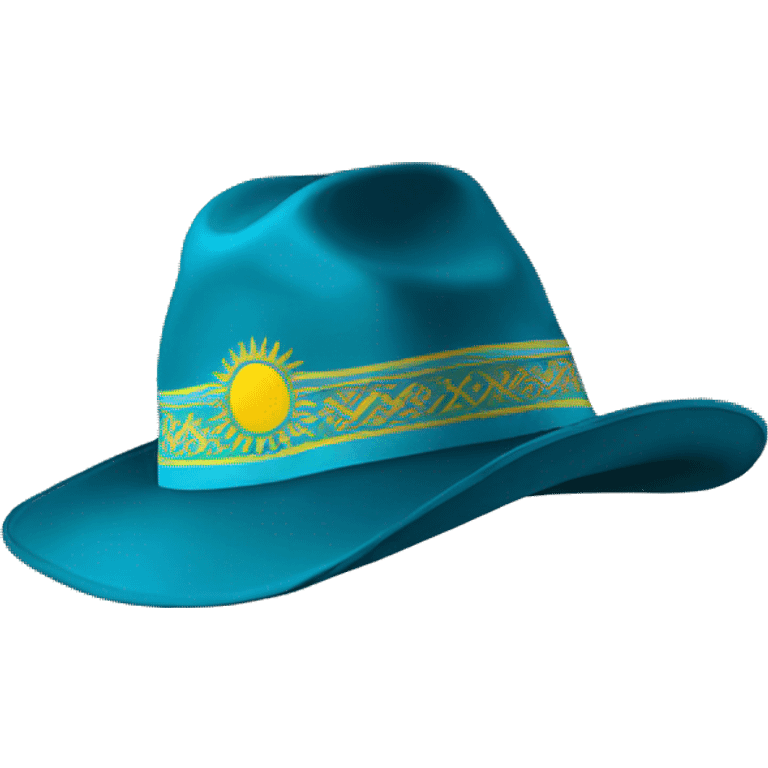 kazakh in national hat emoji