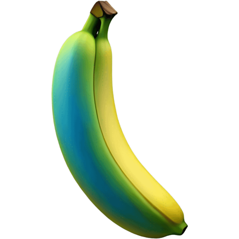 Blue banana emoji