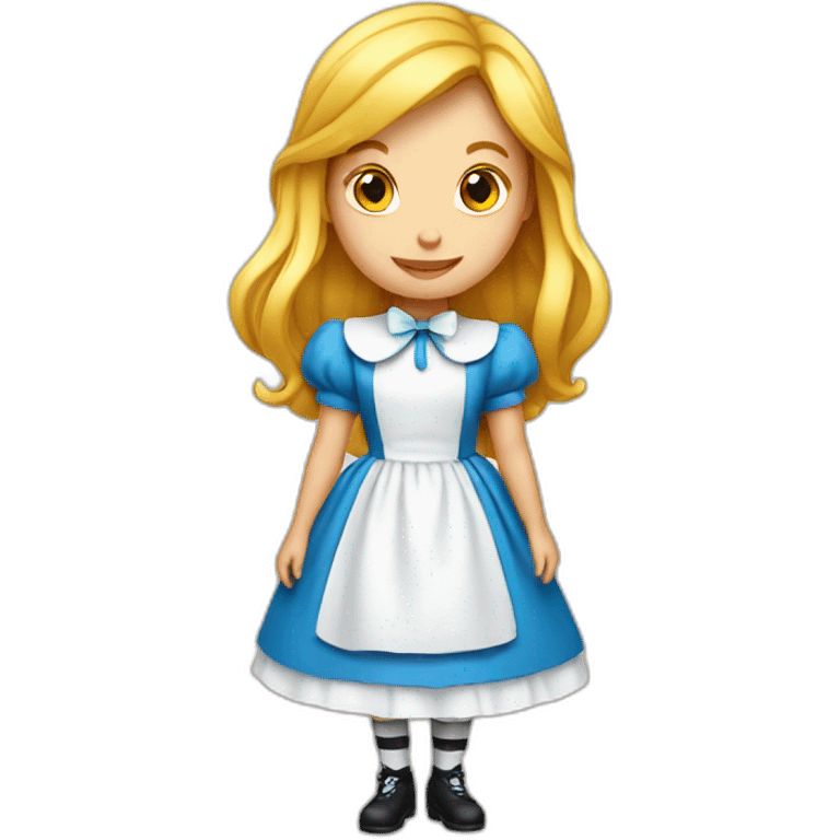 Alice in wonderland emoji emoji