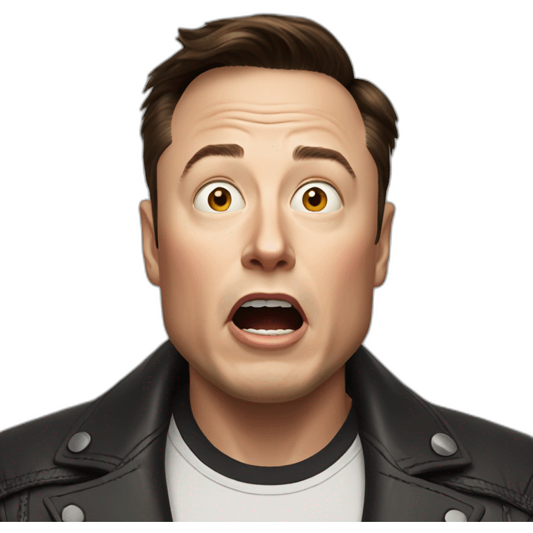 elon musk shocked emoji