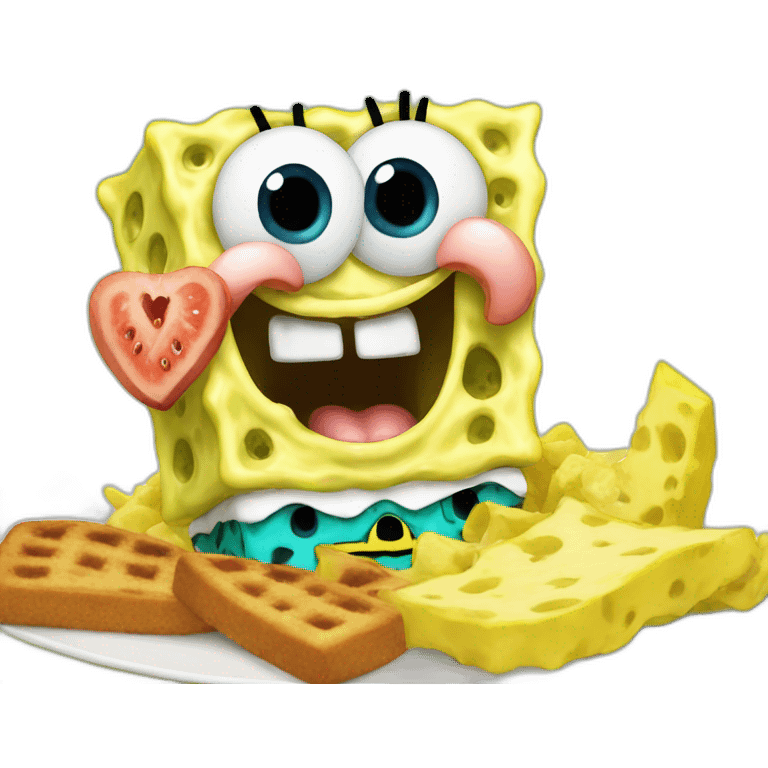 SpongeBob-eats emoji