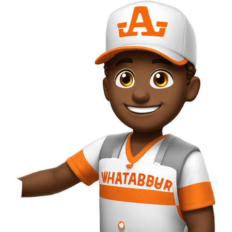 Boy that work at whataburger emoji