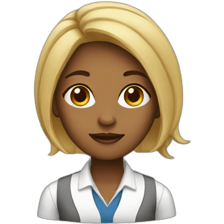 girl office worker emoji