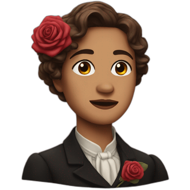 The character Rose from the Titanic drowning emoji