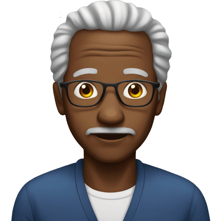 old black man emoji