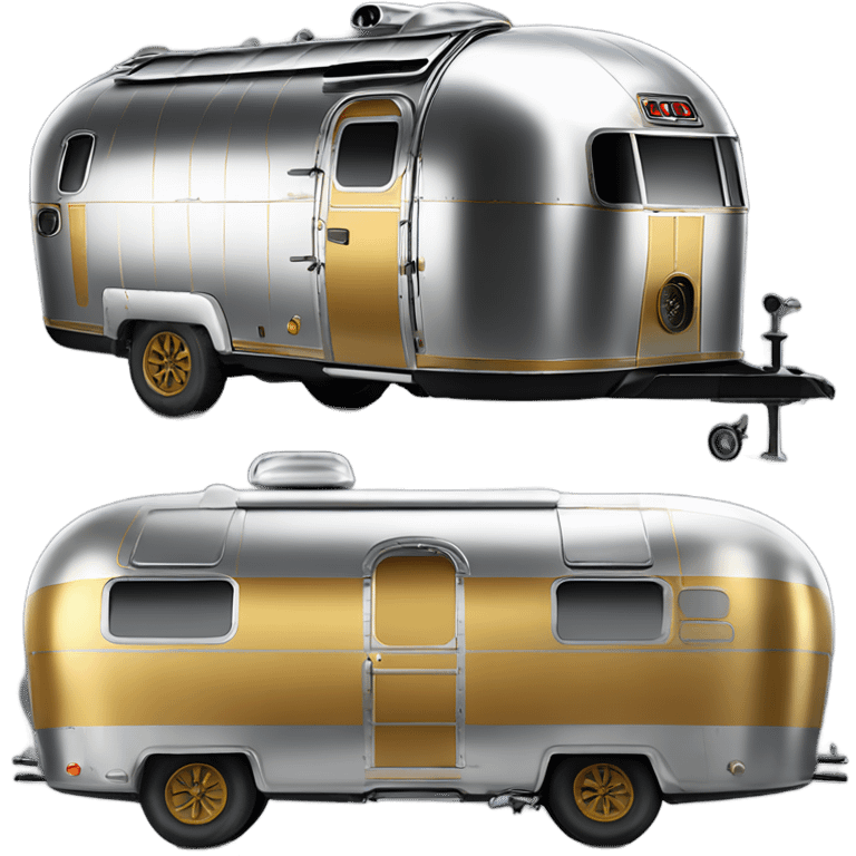 1923 Long wheelbase airstream Star Wars C-3PO Van Character Cars emoji