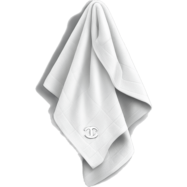 Chanel Towel white emoji