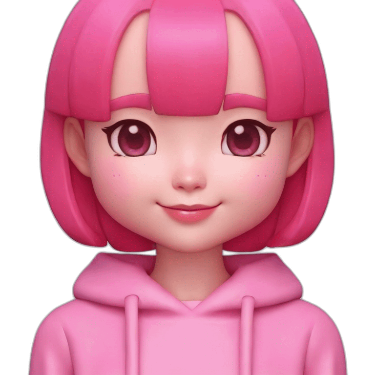 Pink girl  emoji