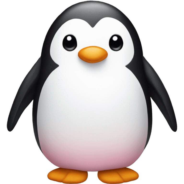 Pingüino rosa emoji