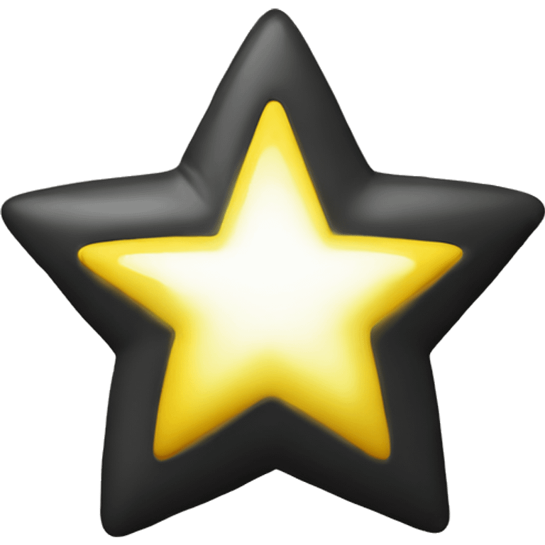 I want  10% filled star with yellow the other 90% to be white and the cover of the star to be yell emoji