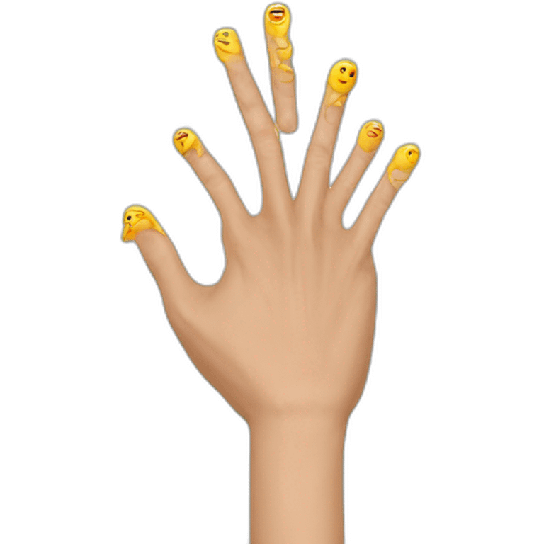 Finger fractal trump emoji