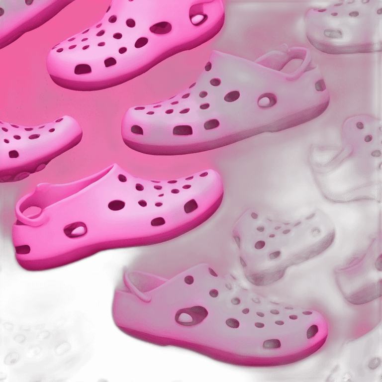 crocs-pink emoji