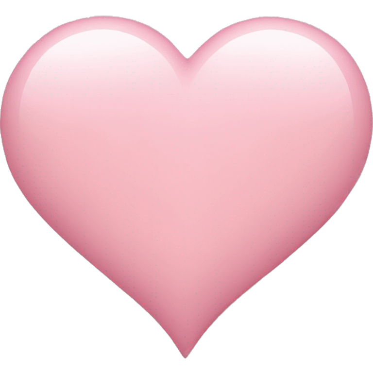 light pink heart  emoji