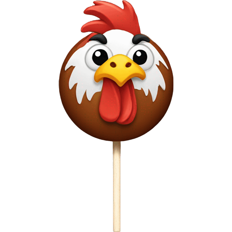 rooster lollipop emoji