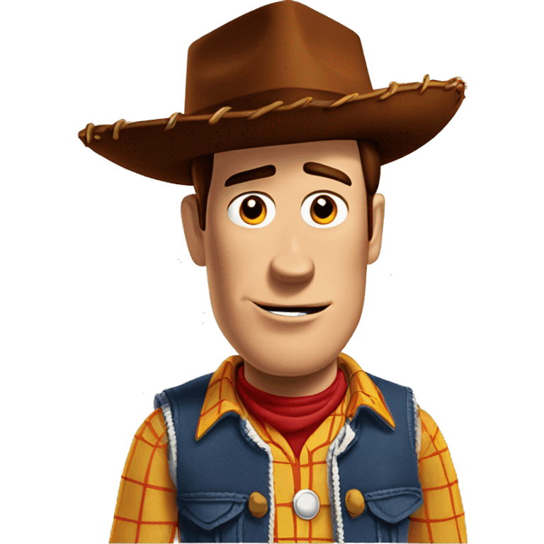 Gangster Woody from Toy Story  emoji