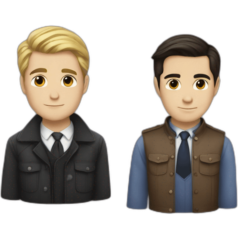 Kurt and Blaine emoji