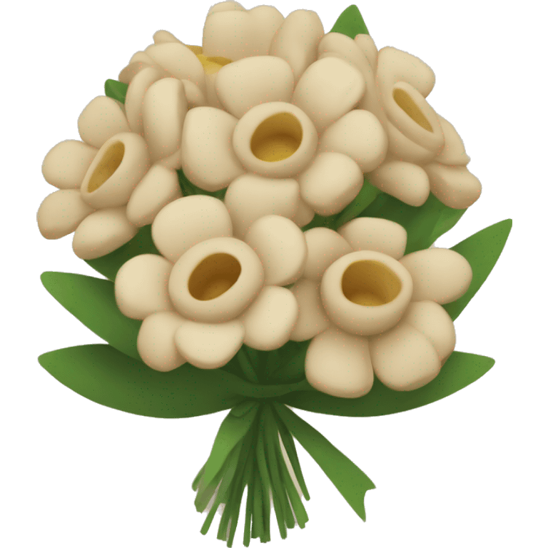 beige-flower-bouquet emoji