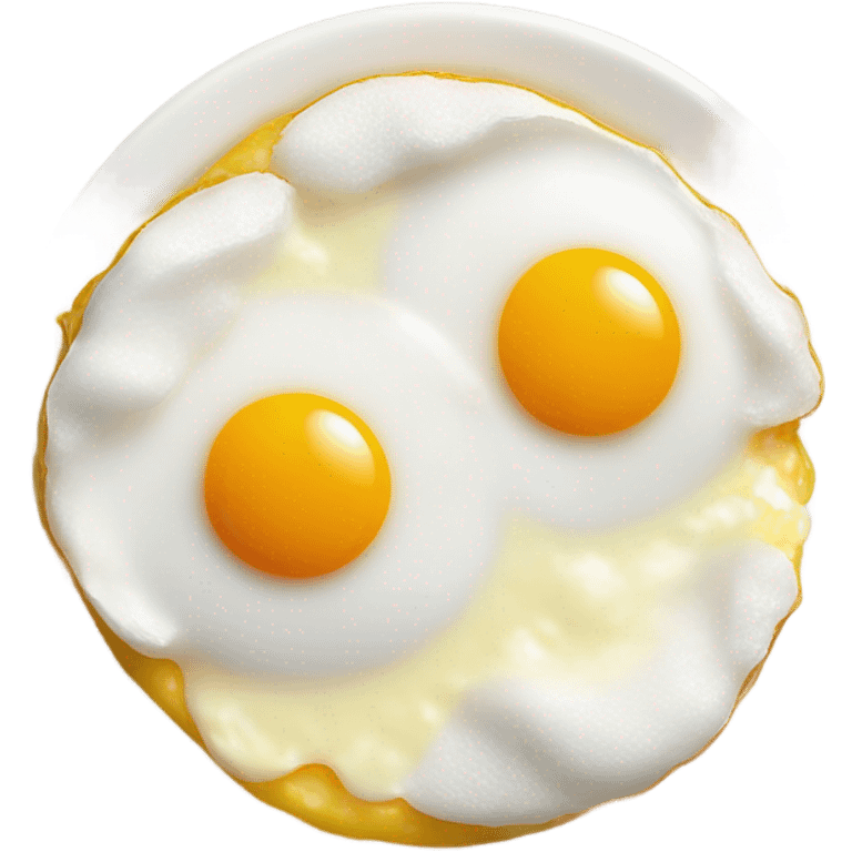 Jiggly sunny side up eggs emoji